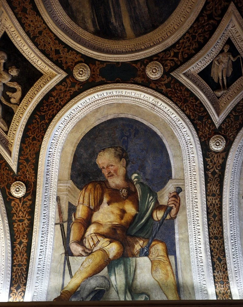 Il Romanino-56-Camera delle udienze-5-Castello di Belgioioso